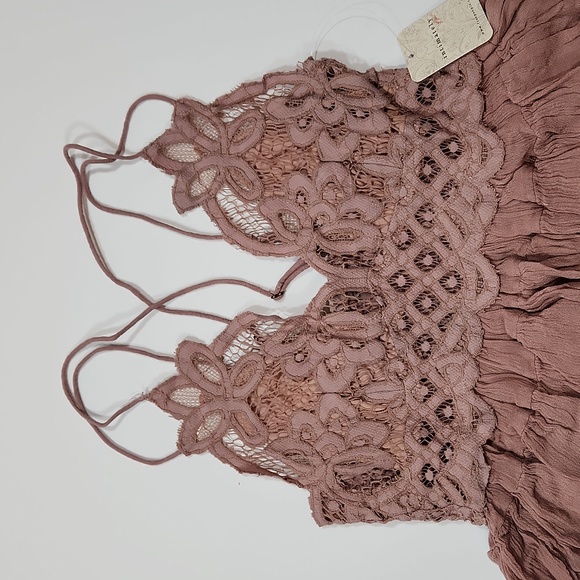 Free People Adella Cami in Mauve MSRP $68 FP1036 - Picture 6 of 12